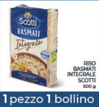 Conad RISO BASMATI INTEGRALE SCOTTI 500 g offerta