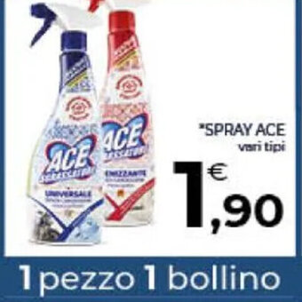 Conad *SPRAY ACE vari tipi offerta