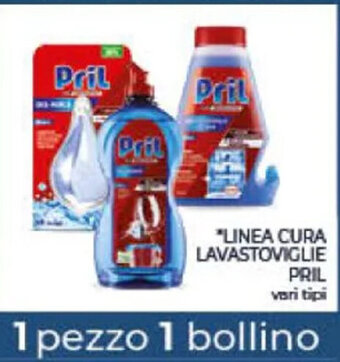 Conad "LINEA CURA LAVASTOVIGLIE PRIL vari tipi offerta