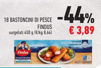 Conad 18 BASTONCINI DI PESCE FINDUS offerta