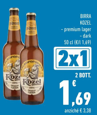 Conad BIRRA KOZEL 50 cl offerta