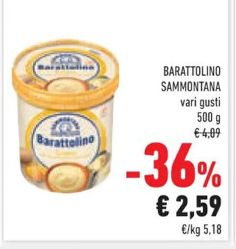 Conad BARATTOLINO SAMMONTANA vari gusti 500 g offerta