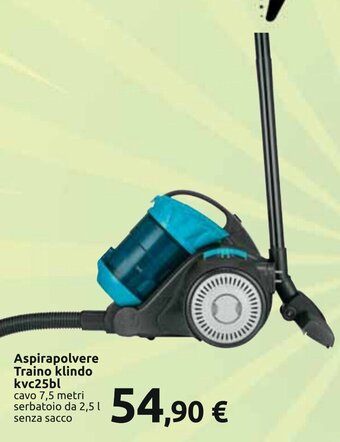 Aspirapolvere Traino klindo kvc25bl