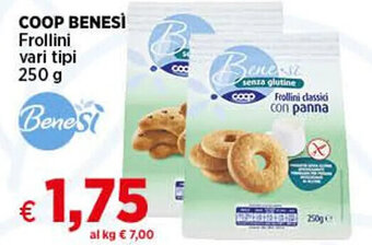 Coop COOP BENESİ Frollini vari tipi 250 g offerta