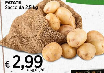 Coop PATATE Sacco da 2,5 kg offerta