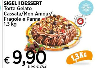 Coop SIGEL I DESSERT Torta Gelato Cassata 1,3 kg offerta