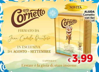 Coop ALGIDA Cornetto vari tipi x4 offerta