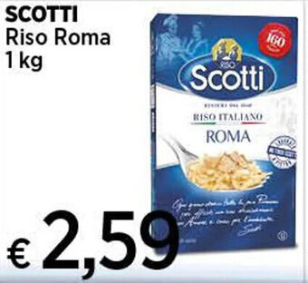 Coop SCOTTI Riso Roma 1 kg offerta