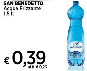 Coop SAN BENEDETTO Acqua Frizzante 1,5 lt offerta