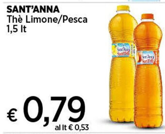 Coop SANT'ANNA The Limone/Pesca 1,5 lt offerta