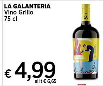Coop LA GALANTERIA Vino Grillo 75 cl offerta