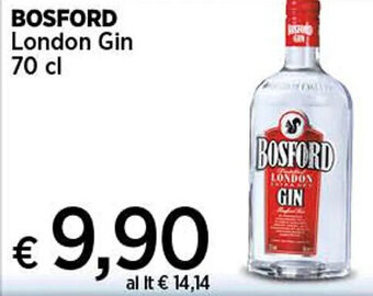 Coop BOSFORD London Gin 70 cl offerta