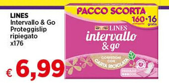 Coop LINES Intervallo & Go Proteggislip ripiegato x176 offerta
