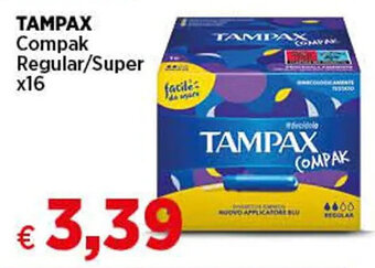 Coop TAMPAX Compak Regular/Super x16 offerta