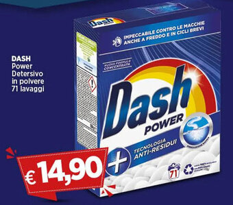 Coop DASH Power Detersivo in polvere 71 lavaggi offerta