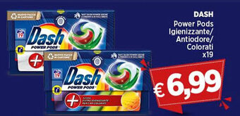 Coop DASH Power Pods Igienizzante/ Antiodore/ Colorati x19 offerta