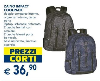 Esselunga ZAINO IMPACT COOLPACK offerta