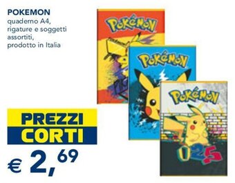 Esselunga POKEMON offerta