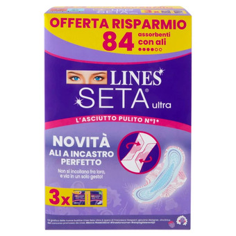Iperal Assorbenti lines seta ultra offerta