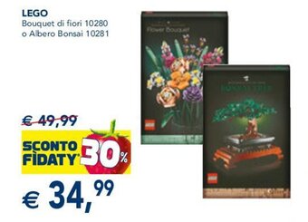 Esselunga LEGO Bouquet di fiori 10280 o Albero Bonsai 10281 offerta