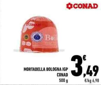 Conad MORTADELLA BOLOGNA IGP CONAD 500 g offerta
