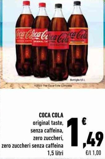 Conad COCA COLA 1,5 litri offerta