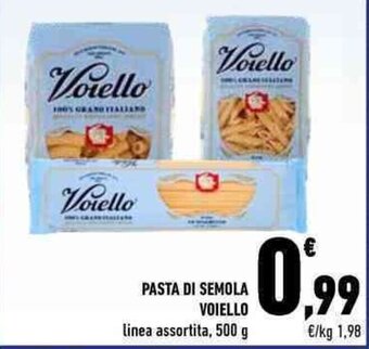 Conad PASTA DI SEMOLA VOIELLO linea assortita, 500 g offerta
