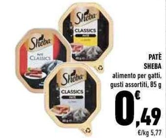 Conad PATÈ SHEBA 85 g offerta