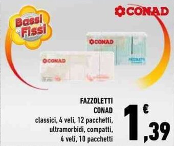 Conad FAZZOLETTI CONAD offerta