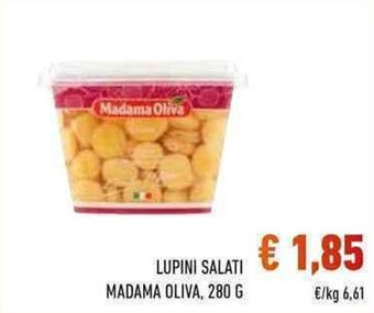 Conad LUPINI SALATI MADAMA OLIVA, 280 G offerta