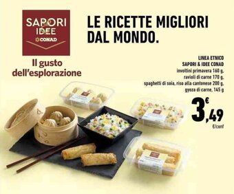 Conad LINEA ETNICO SAPORI & IDEE CONAD involtini primavera 160 g offerta