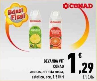 Conad BEVANDA VIT CONAD 1,5 litri offerta