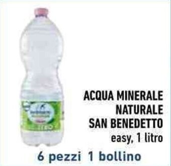 Conad ACQUA MINERALE NATURALE SAN BENEDETTO easy, 1 litro offerta