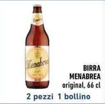 Conad BIRRA MENABREA original, 66 cl offerta