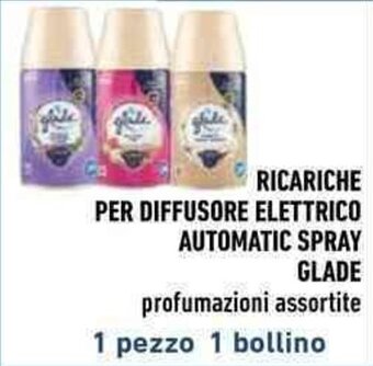 Conad RICARICHE PER DIFFUSORE ELETTRICO AUTOMATIC SPRAY GLADE offerta