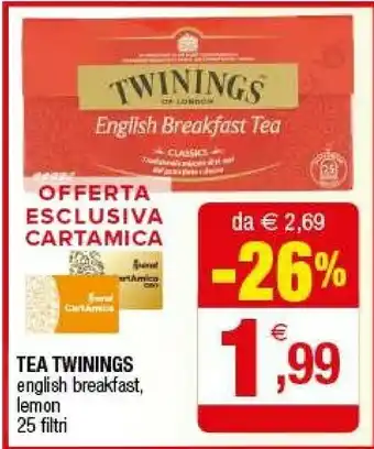 Iperal Twinings Tea offerta