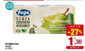 Iperal Yoga Optimum 70% Di Pera 600 G(ml) offerta