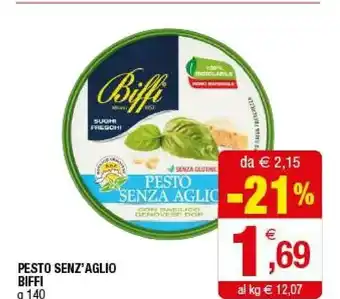 Iperal Biffi Pesto Senz'aglio offerta