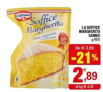 Iperal Cameo La Soffice Margherita 650 G(ml) offerta