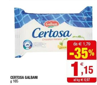 Iperal Galbani Certosa 165 G(ml) offerta