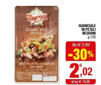 Iperal Negroni Guanciale In Petali 120 G(ml) offerta