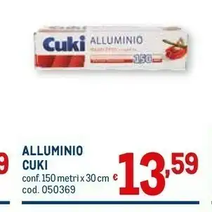Metro Cuki Alluminio offerta
