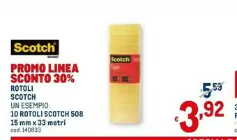 Metro Scotch 10 Rotoli 508 offerta