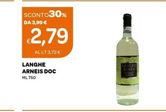 Ekom Langhe Arneis DOC offerta