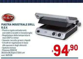 Metro R.g.v. Piastra Industriale Grill offerta