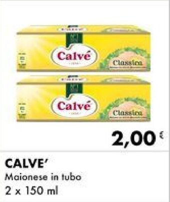 Iper Tosano CALVE' Maionese in tubo 2 x 150 ml offerta