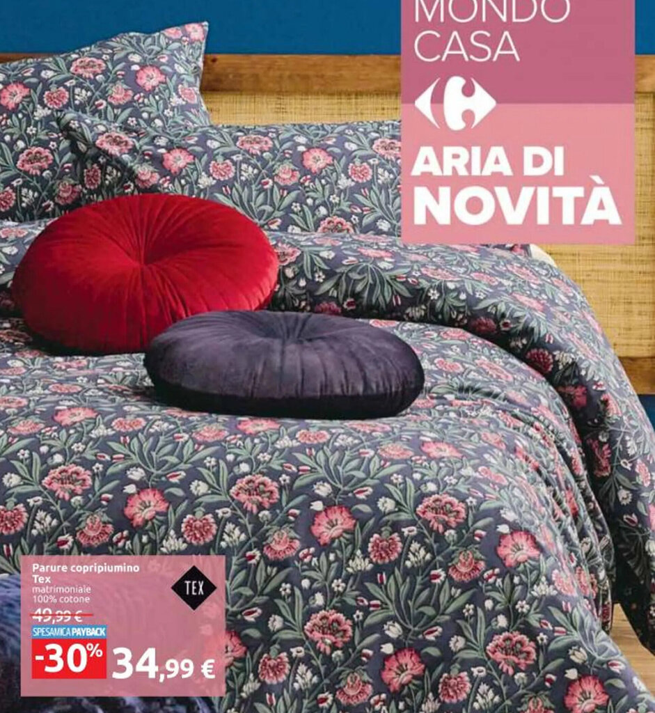Carrefour Iper Parure copripiumino Tex offerta
