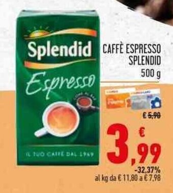Conad CAFFÈ ESPRESSO SPLENDID 500 g offerta