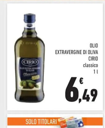 Conad OLIO EXTRAVERGINE DI OLIVA CIRIO 1 l offerta