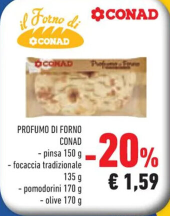 Conad PROFUMO DI FORNO CONAD 150g/135g/170g offerta